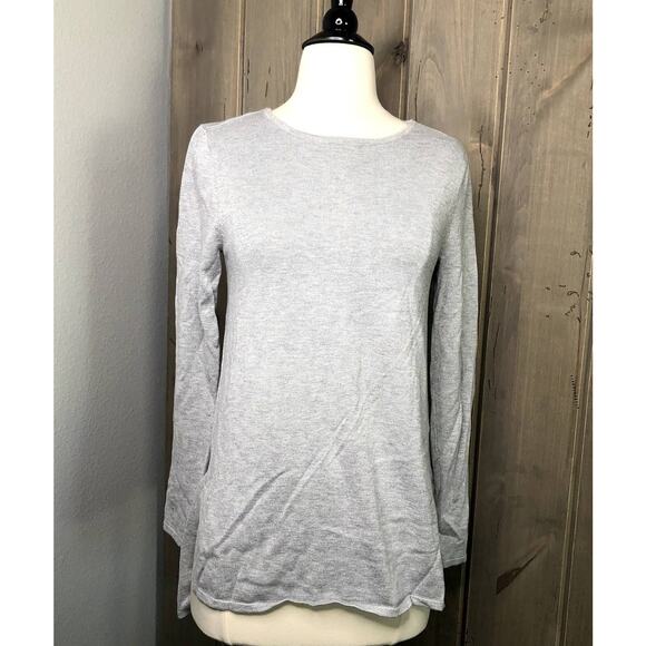 Chelsea & Theodore Gray High Low Long sleeve Sweater Small - Picture 1 of 10